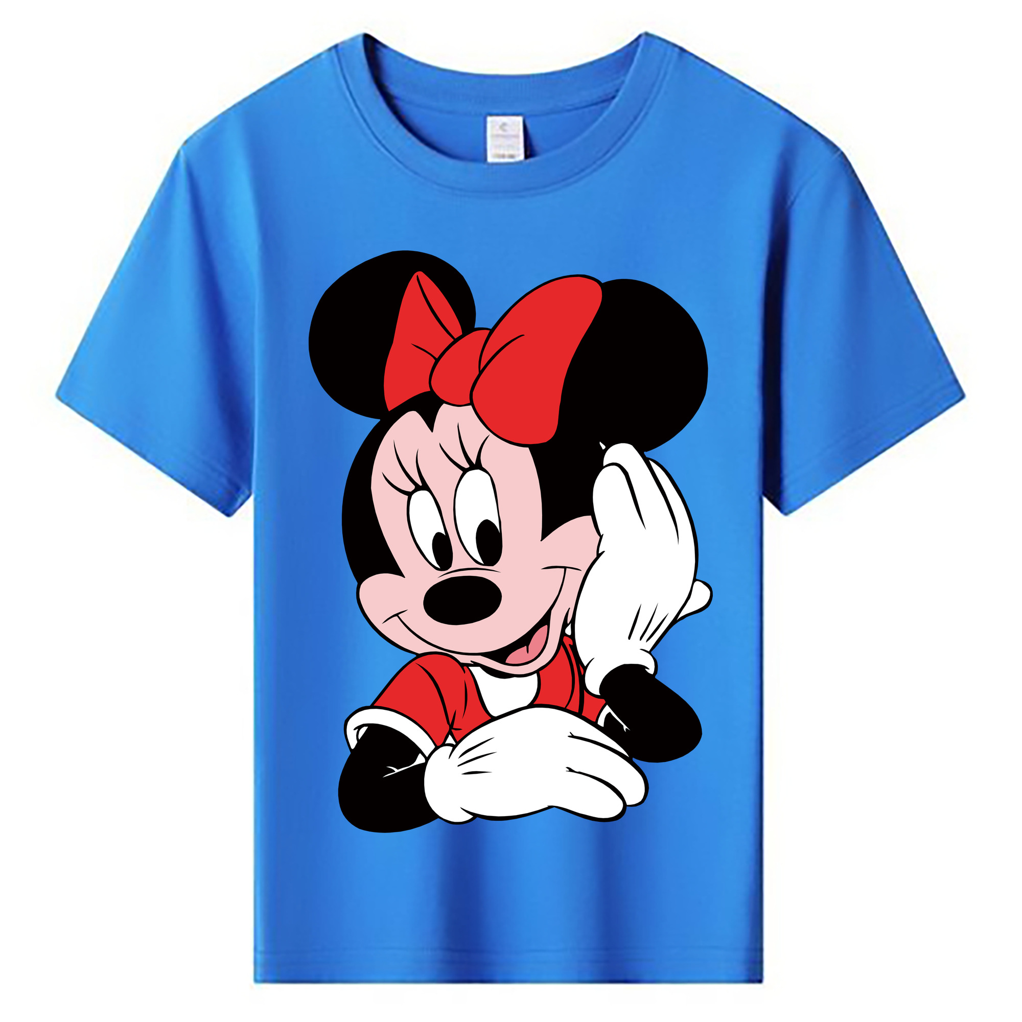 ミッキーマウス Mickey Mouse 綿100％キッズTシャツ（フロントプリント）
